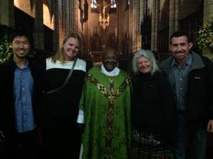 Archbishop Tutu with Americans